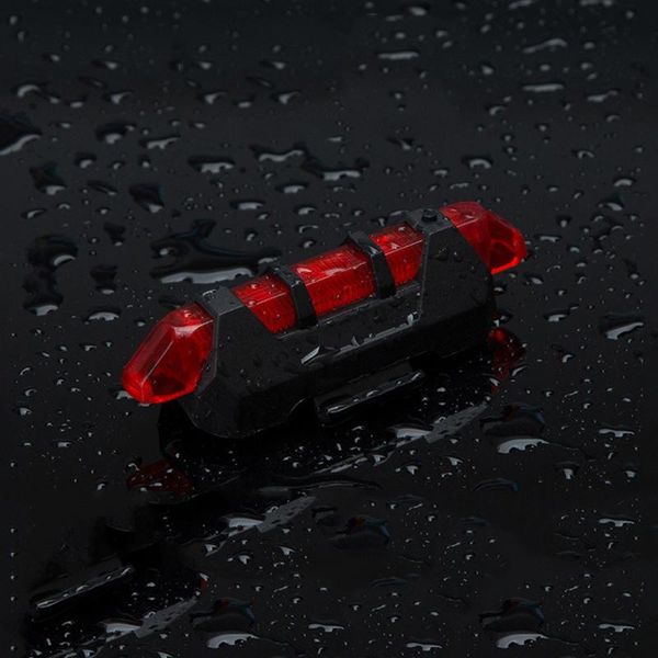 

portable lanterns usb charging bicycle warning tail light 4 modes mountain bike outdoor riding led highlight part