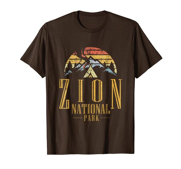 

Vintage Zion National Park Campground Campfire Retro T Shirt, Mainly pictures