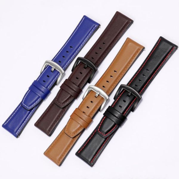 

watch bands smart accessories for leather +silicone 2in strap 22mm black brown with pin buckle bracelet huawei pro gt honor magic2