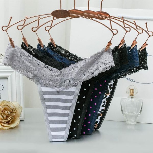 

women's panties women lace lingerie g string seamless low-waist temptation underwear t-back thong japan style knickers underpants, Black;pink