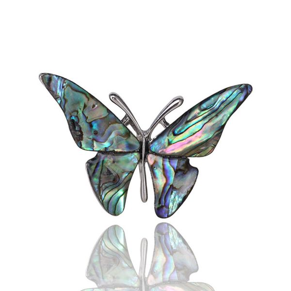 

factory fashion texture natural abalone shell butterfly brooch personality high grade diamond brooch jacket clothing pin christmas xmas gift