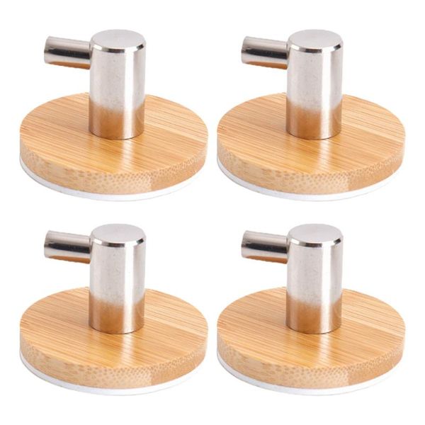 

4pcs wall hanging hooks coat hangers strong adhesive towel for bathroom & rails