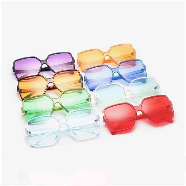 

14 colors vintage big lens square sunglasses women men brand eyewear oversized sun glasses female shades coulos anti-uv, White;black