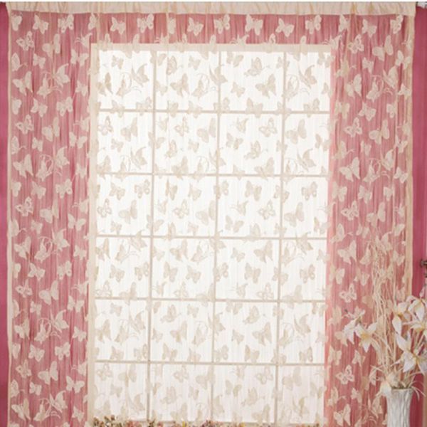 

curtain & drapes butterfly pattern tassel string door window room divider harmless