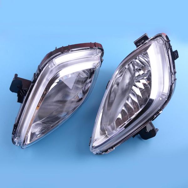

emergency lights 1 pair front bumper left & right fog light daytime running lamp fit for elantra 2011 2012 2013 hy2593140 116-50708r