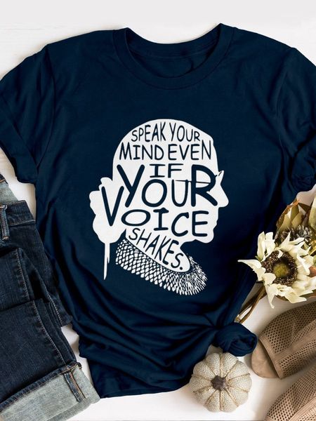 

ladies t-shirt brain print basic style harajuku summer casual street round neck short sleeve comfortable clothing, White