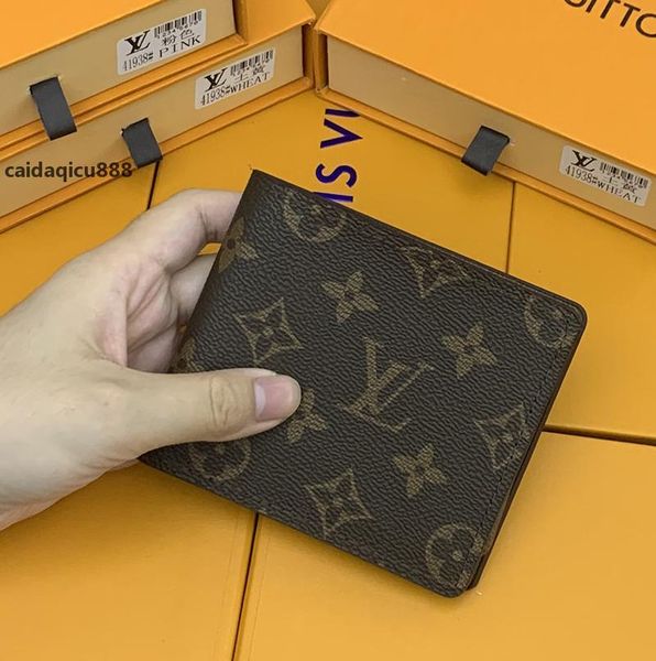 

gglvlouisvittonyslluxury designer wallet 2021 bag billfold plaid pattern women wallet men pures high-end handb, Red;black