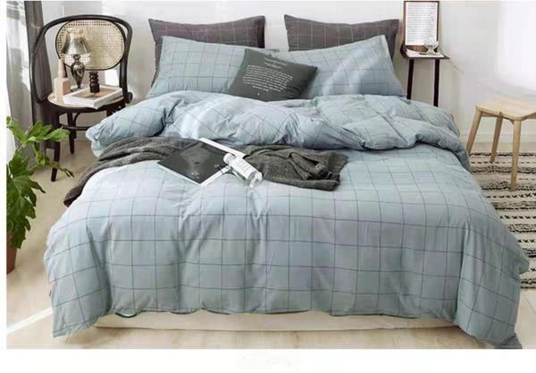 

bedding sets japan style wash cotton soft and breathable set cover pillowcase 4pcs