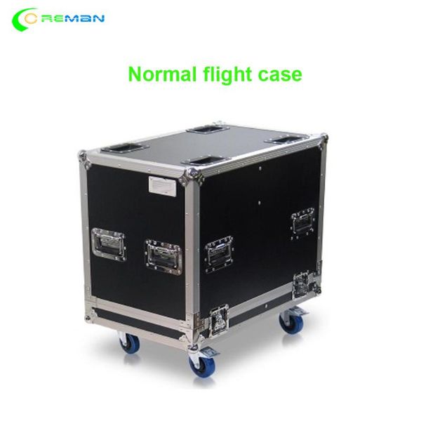 

500x500 480x480 512x512 576x576 640x640 960x960mm led tile mobile rental display screen flight case, wood plastic road case