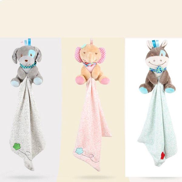 

towel toddler kids security blanket infant appease play animal doll comforter