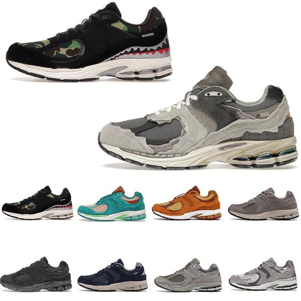 

2002r men women running shoes m200r protection pack rain water be the guide black camo light grey bone light aluminum outdoor runner sneaker