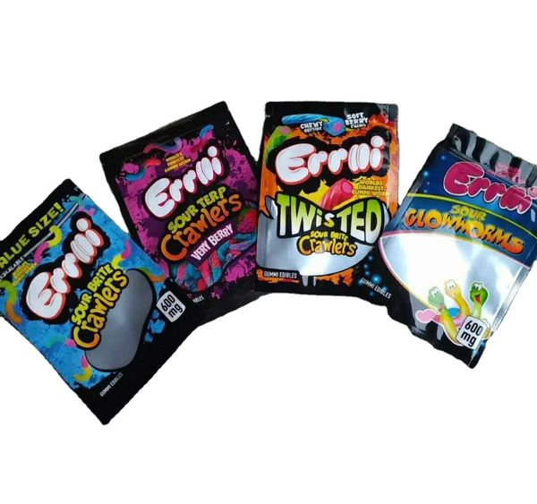 

errlli pouch mylar bag edibles trolli trrlli little packaging dank gummies doweedos pack canna butter loopz resealable zipper smell proof ba