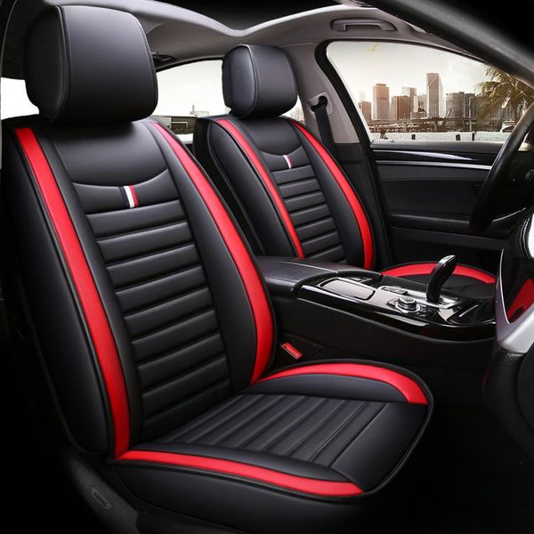 

pu leather car seat cover set universal for mitsubishi asx eclipse cross galant l200 lancer 9 10 ex ix x protector covers