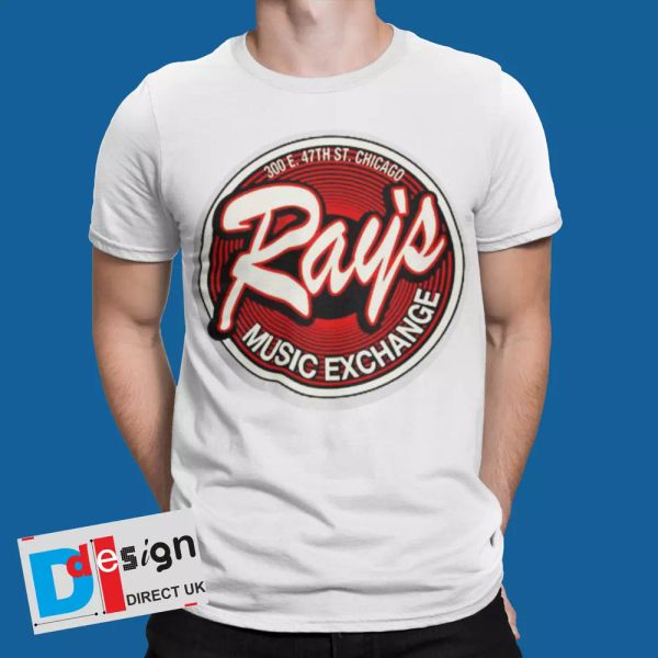 

rays music exchange t-shirt blues brothers ray charles classic retro, White;black