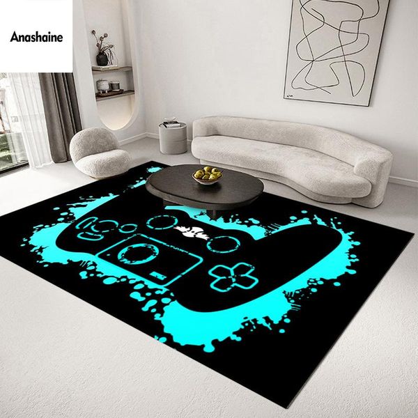 

carpets game carpet 2d alfombra for living room sofa bedroom rug anti-slip mat decoration home entrance rugs floor tapis