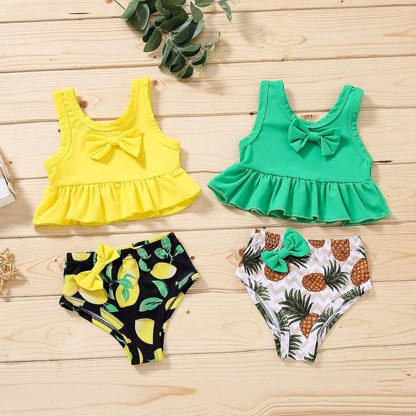 

summer baby swimsuit bowknt swimwear beachwear two-pieces swimming bathing suit 0-18m one-pieces, Black