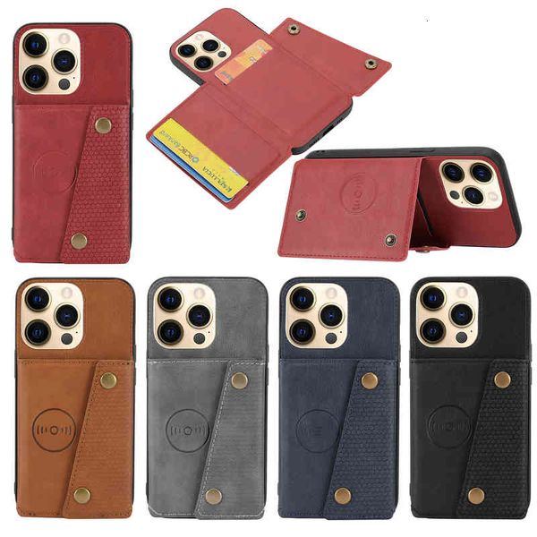 

multi cards phone cases for iphone 13 12 11 pro max xr xs x 7 8 samsung galaxy s21 s20 note20 ultra s10 note10 plus vehicle magnetic pu