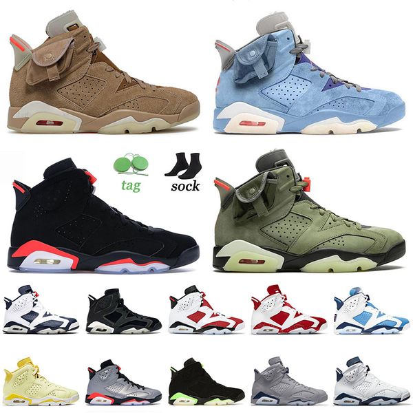 

2023 arrival basketball shoes 6 6s vi mens jumpman british khaki black infrared cactus jack aleali may quai 54 men women trainers sneakers 3