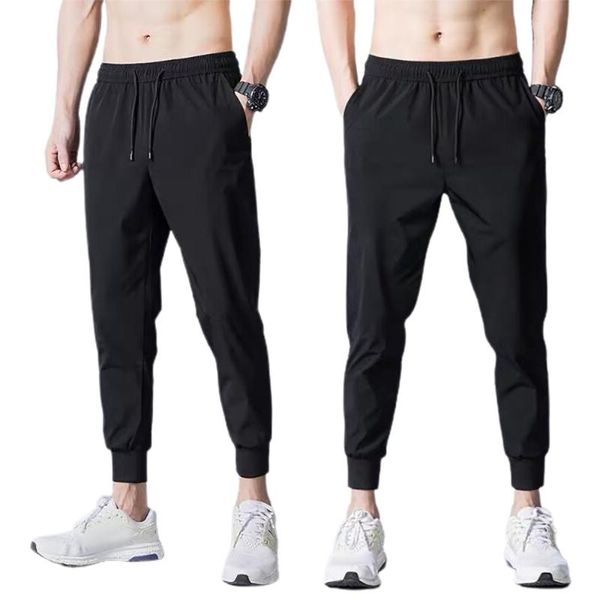 

men's pants breathable men mesh jogging korean version male black sport casual trousers