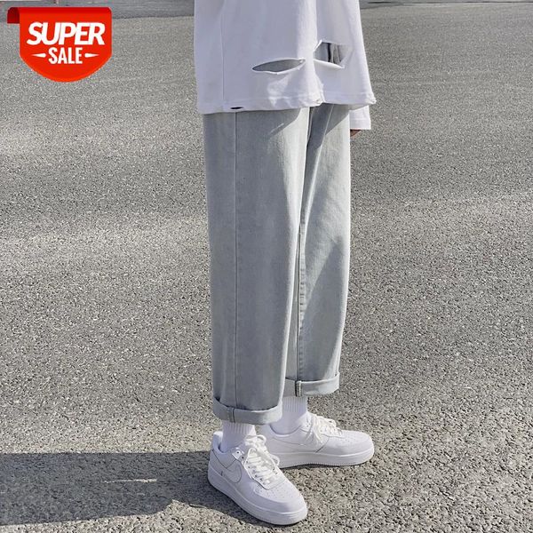 

2020 men's baggy homme black/blue color casual pants cargo pocket skinny jeans biker denim loose trousers plus size s-2xl #fr9b