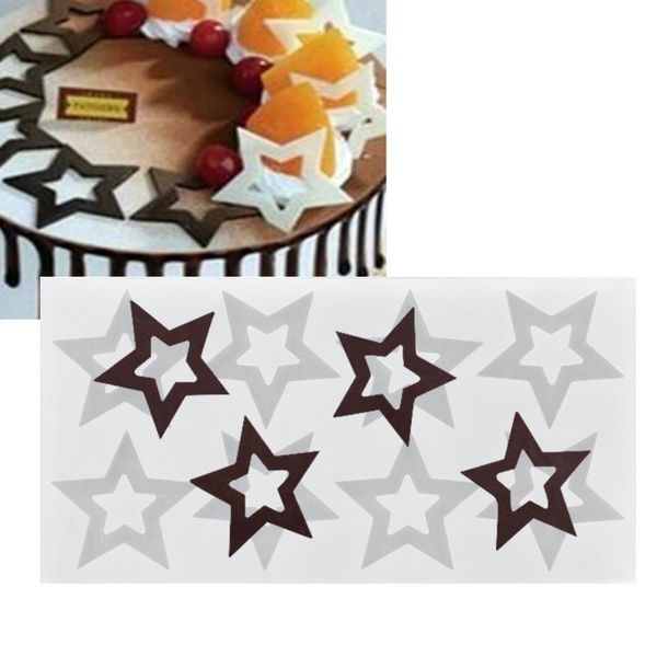 

baking moulds 3d star shape silicone cake decorating tools cupcake chocolate mould decor diy kitchen bakeware muffin pan stencil
