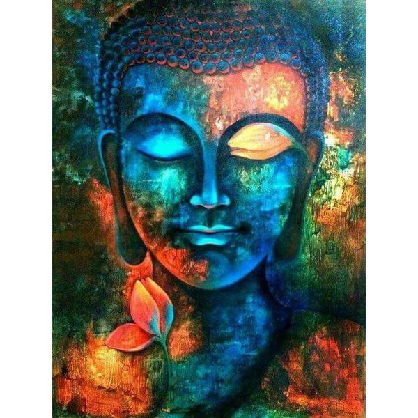 

diamond painting embroidery 5d diy full face of buddha mosaic paint daimond
