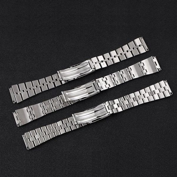 

watch bands 316l stainless steel band strap bracelet for, Black;brown