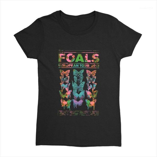 

women's t-shirt colorful butterfly retro harajuku for women 100% cotton tee shirt crewneck girls short sleeve t shirts present clothing, White