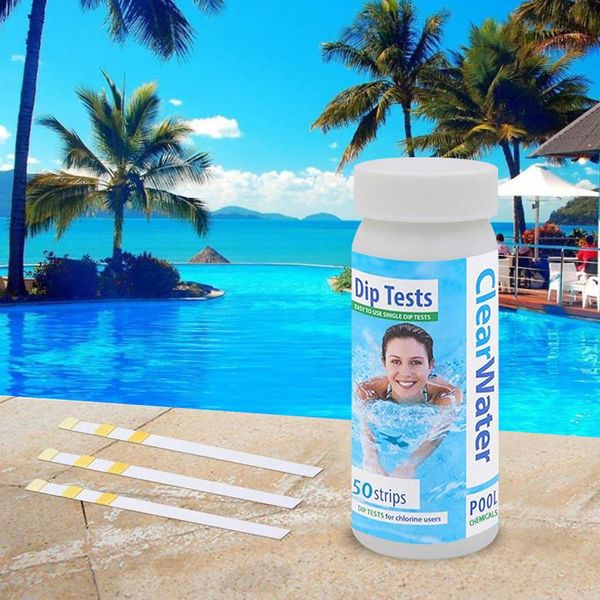 

meters 50 pcs of ph test strips multi-purpose spa swimming pool chlorine water quality paper is convenient practical accurate