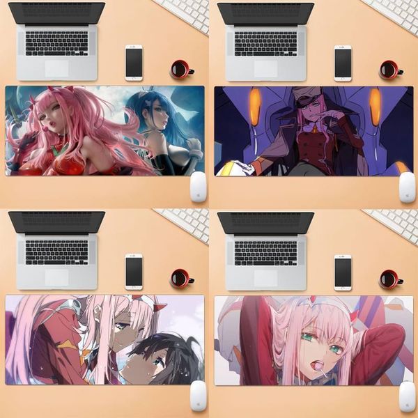 

mouse pads & wrist rests darling in the franxx gamer speed mice retail small rubber mousepad large lapxl non-slip office computer pad