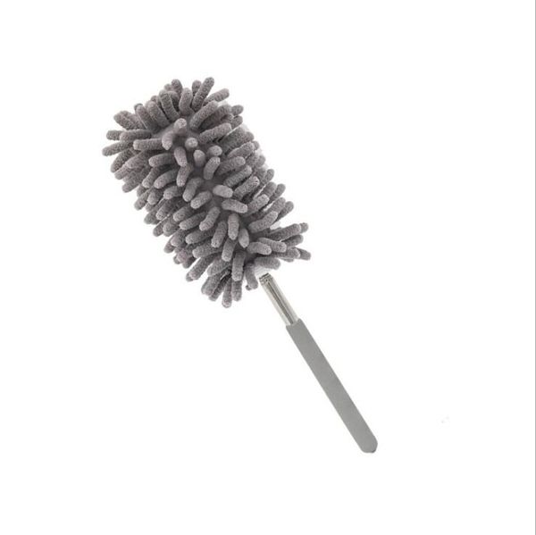 

long-reach washable dusting brush chenille microfiber hand duster with telescoping pole for cleaning car computer household cleaning gga4396