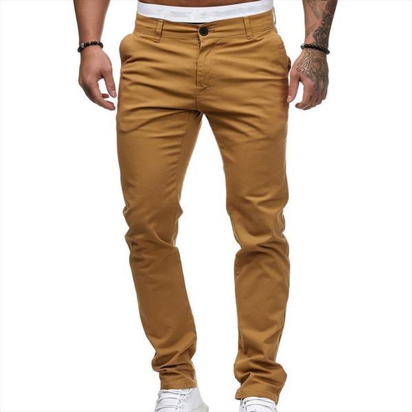 

sports training gym trousers travel women pant office mens casual solid color straight slim long, Black