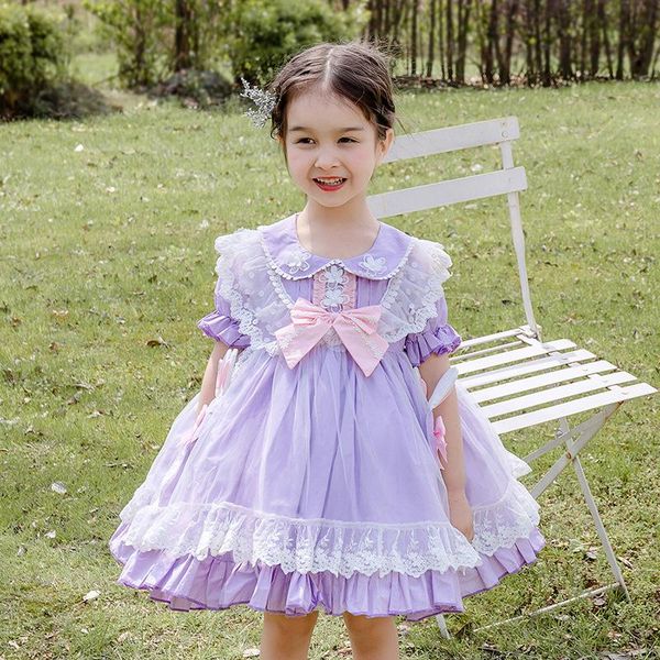 

girl's dresses 2021 kids dress for girls birthday party girl lace bow tutu princess pageant gown infant children lolita summer, Red;yellow