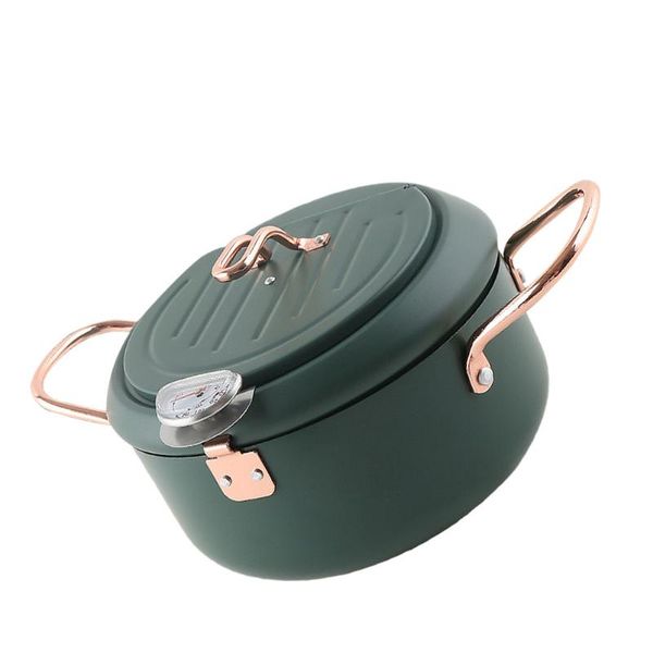 

pans 1pc japanese style tempura mini induction cooker fryer non-stick frying pan