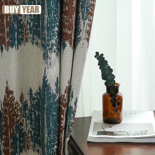 

curtain & drapes simple modern chenille jacquard curtains for living room balcony study light luxury blackout tulle custom