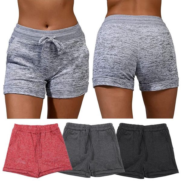 

yoga outfit women sport shorts pants seamless fitness casual leisure cotton running gym workout stretch waistband
