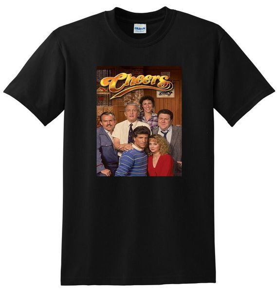 

cheers t shirt tv show poster tee season 1 2 3 4 5 6 7 8 9 small medium large xl, White;black