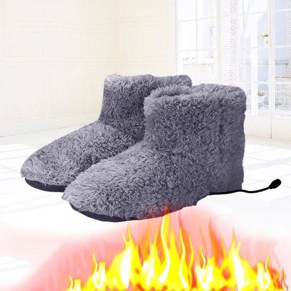 

carpets winter foot warmer usb charging electric heating shoes soft battery rechargeable washable skiing snow boots