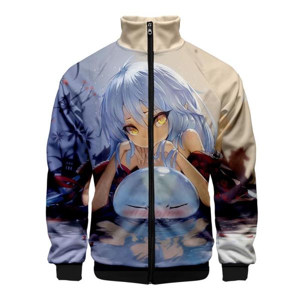 

that time i got reincarnated as a slime zipper jacket men women pullover coat sweatshirts casual tracksuit men's jackets, Black;brown