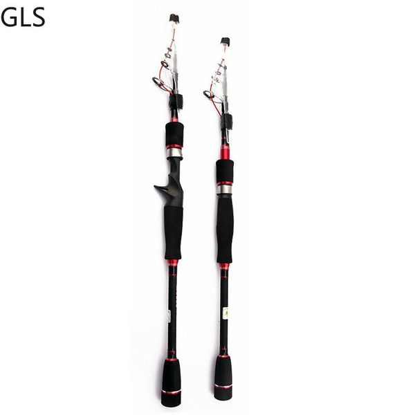 

lure fishing rod 1.8/2.1/2.4/2.7m ultralight carbon fiber saltwater spinning line weight 6-12lb boat rods