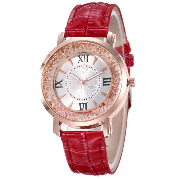 

watch fashion women's belt factory goods quicksand diamond, Slivery;brown