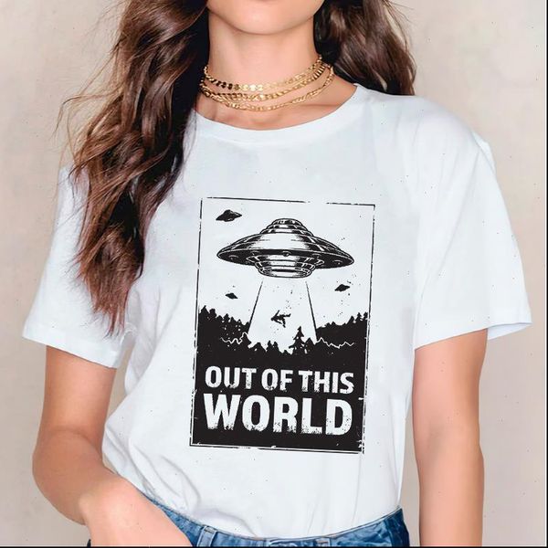 

cartoon printing cute short sleeve womens t shirt 90s graphic print tee, White