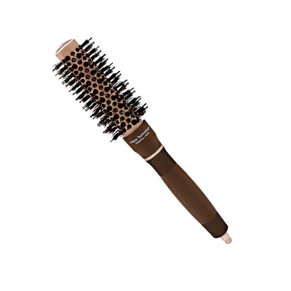 

hair brushes 1pc styling roller comb heat conduction curly maker tip end hairdressing for home salon (25), Silver