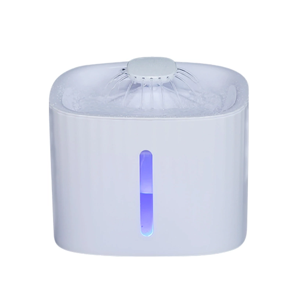 

automatic pet cat water fountain with led electric usb dog mute drinker feeder bowl drinking dispenser bowls & feeders