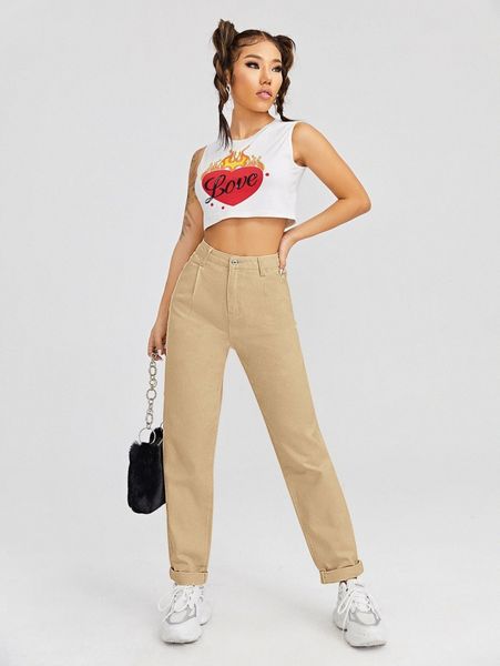 

highest-rise mom jeans without belt j3ip#, Blue
