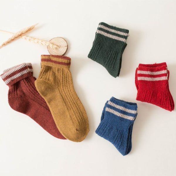 

autumn winter wool blended flanging bars thick thread pile middle, Black;white