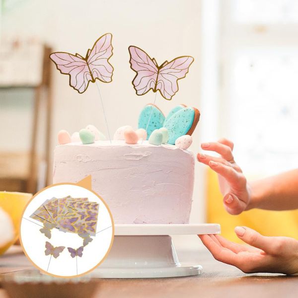 

other festive & party supplies 60pcs butterflies birthday cake ers delicate decor