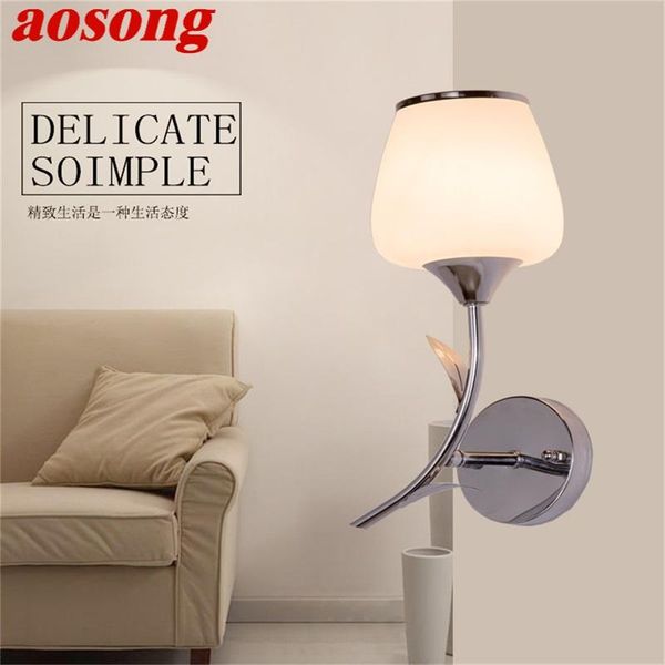 

wall lamps modern led lights creative flower shape indoor for home corridor lamp