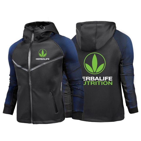 

men's hoodies & sweatshirts 2021 herbalife logo man's autumn men decal cotton college customize racing suits jackets, Black