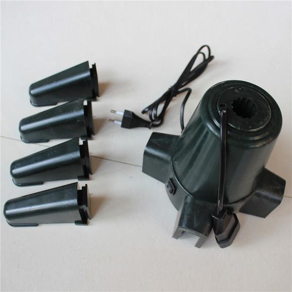 

christmas decorations eu/us plug 40/50cm tree electric rotating base stand xmas support high quality